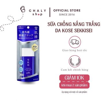 Kem chống nắng Kose Sekkisei Skincare UV Defense Essence Milk SPF50+ PA++++ mẫu mới