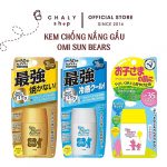 Kem chống nắng Sun Bears Omi không cồn SPF50+ của Nhật