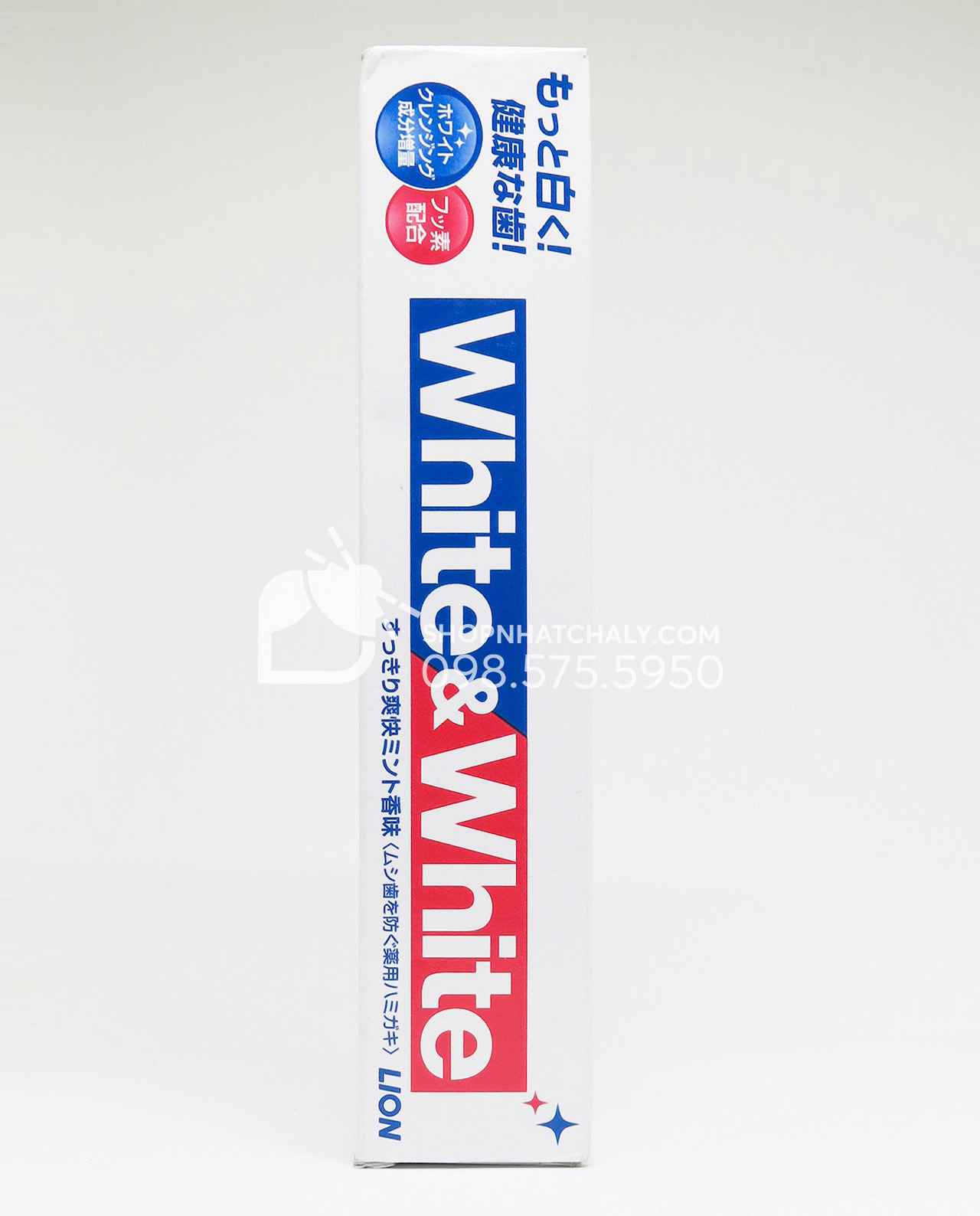 Kem đánh răng White & White Nhật Lion 150gr