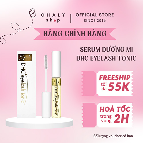 Serum dưỡng mi DHC Eyelash Tonic 6.5ml chống rụng làm dài mi Nhật Bản