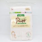 Bông tẩy trang organic cotton Puff Nhật size L