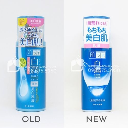 Sua duong am da mat Hada Labo Emulsion 140ml Shirojyun trang da mau moi mau cu 2022