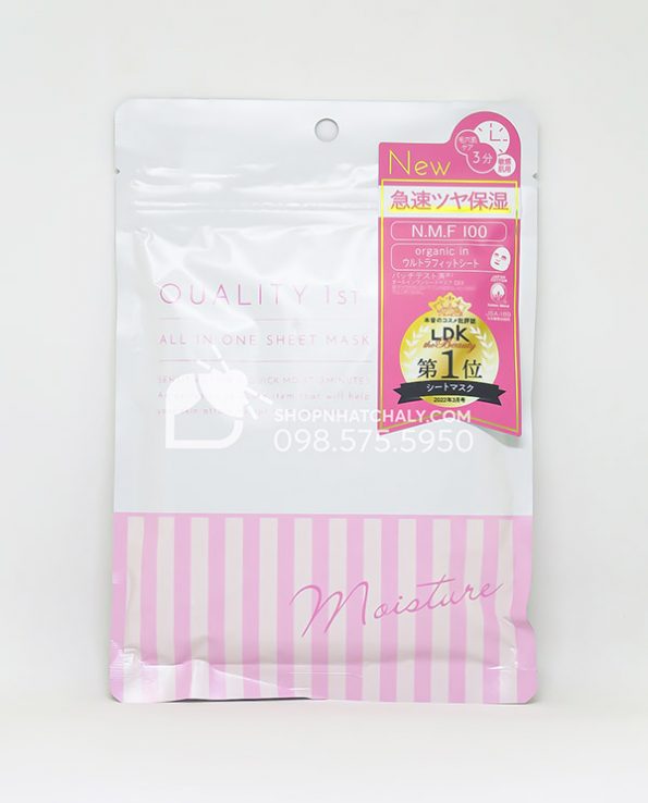 Mat na Quality 1st All in One Sheet Mask Hong 7 mieng mau moi 2022
