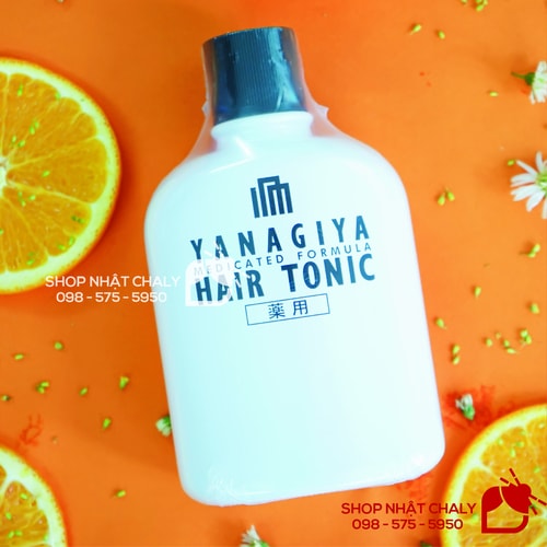 Thuốc mọc tóc trị nấm ngứa da đầu của Nhật Yanagiya medicated formula hair tonic được chứng nhận bởi Bộ Y Tế Nhật về tính hiệu quả trong thành phần