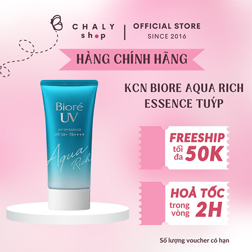 Kem chống nắng Biore UV Aqua Rich Watery Essence SPF50 Nhật Bản