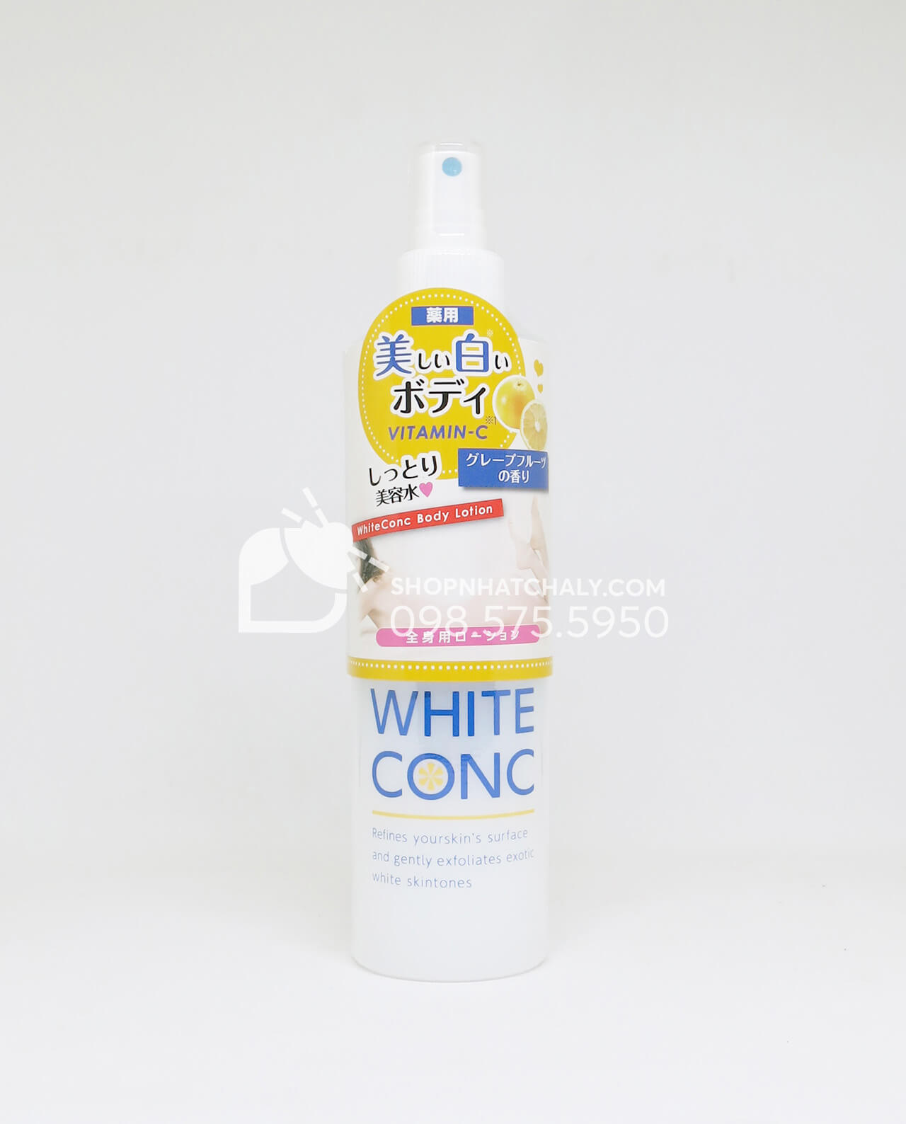 white conc lotion