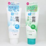 Sữa rửa mặt tạo bọt Hada Labo Nhật Bản dưỡng ẩm Gokujyun Foaming Cleanser tuýp 100gr cho da dầu da mụn và da thường da khô