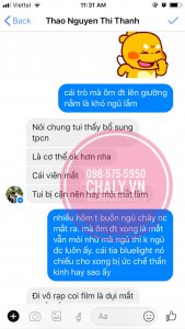 Khách hàng Chaly review viên uống Lutein của Orihiro Nhật