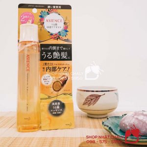 Review của dầu dưỡng phục hồi tóc Nhật Bản Asience treatment hair oil tinh chất mật ong rất cao trên Cosme Japan với số điểm tận 5.6