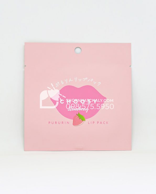 Mat na duong moi hong Choosy Lip Pack Nhat Ban Huong Dau Tay Strawberry mau moi 2022