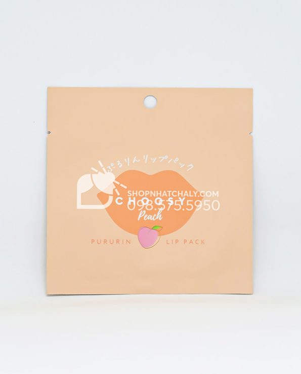 Mat na duong moi hong Choosy Lip Pack Nhat Ban Huong dao Peach mau moi 2022