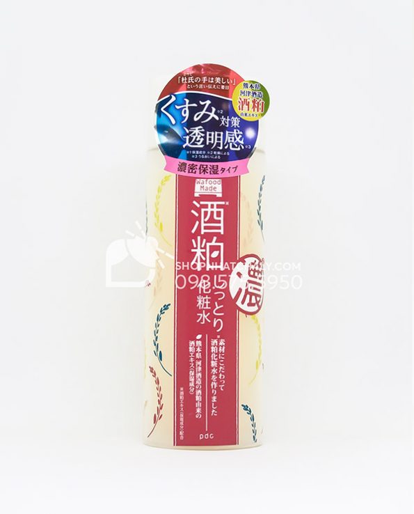 Nuoc hoa hong sake PDC Wafood Made kiem dau sach mun mau moi 2022