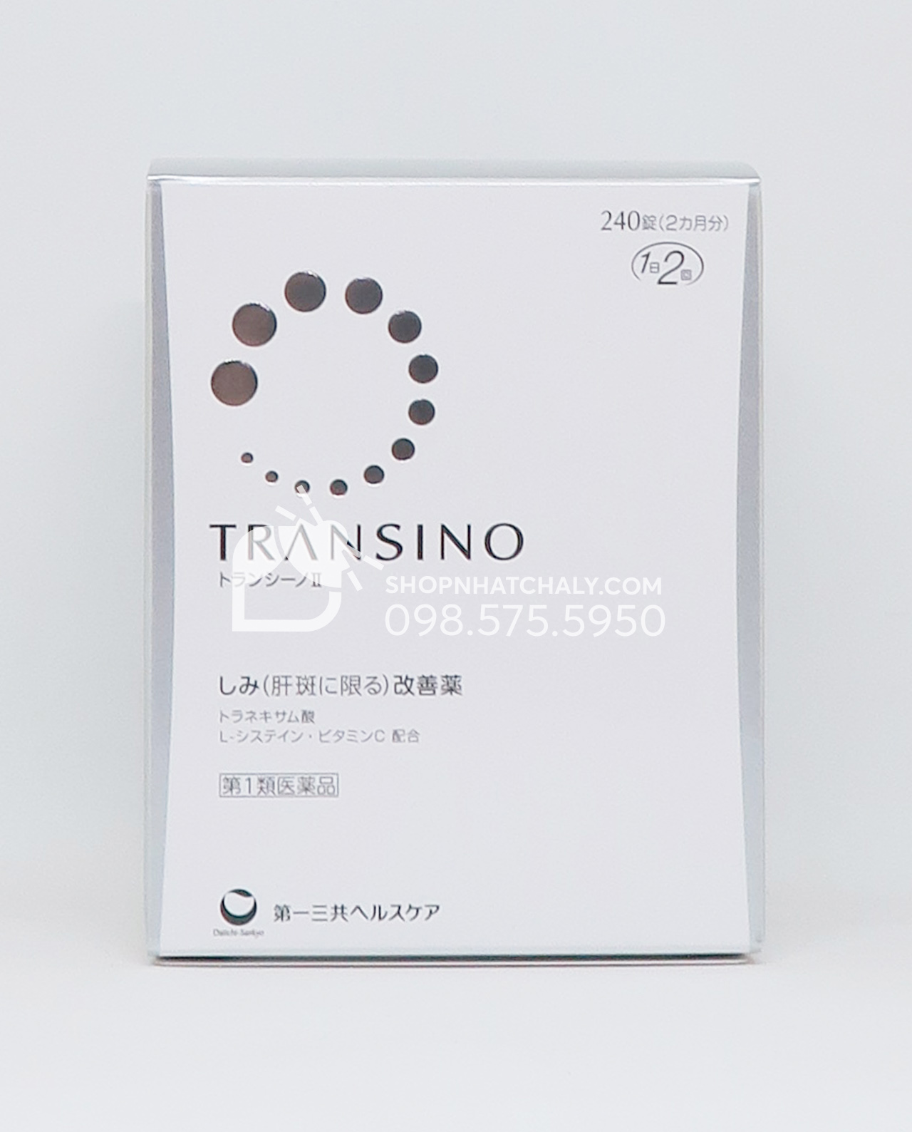 Viên uống trị nám trắng da Transino 2 của Nhật 240 viên mẫu mới 2021 ...