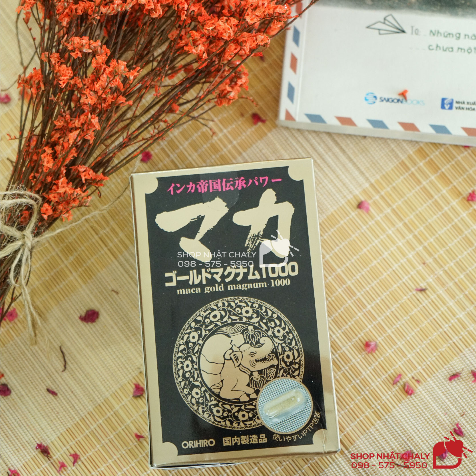 Mẫu mã của viên uống tăng sinh lý nam Maca gold magnum Orihiro 1000 trước đây