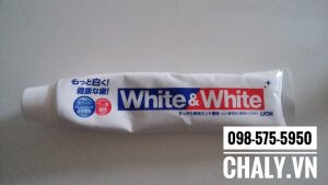 Tuýp kem đánh răng White & White nội địa Nhật giá rẻ, hiệu quả cao được nhiều người yêu thích