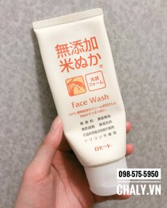 Sữa rửa mặt không phụ gia Rosette cám gạo xếp số 1 Cosme Nhật