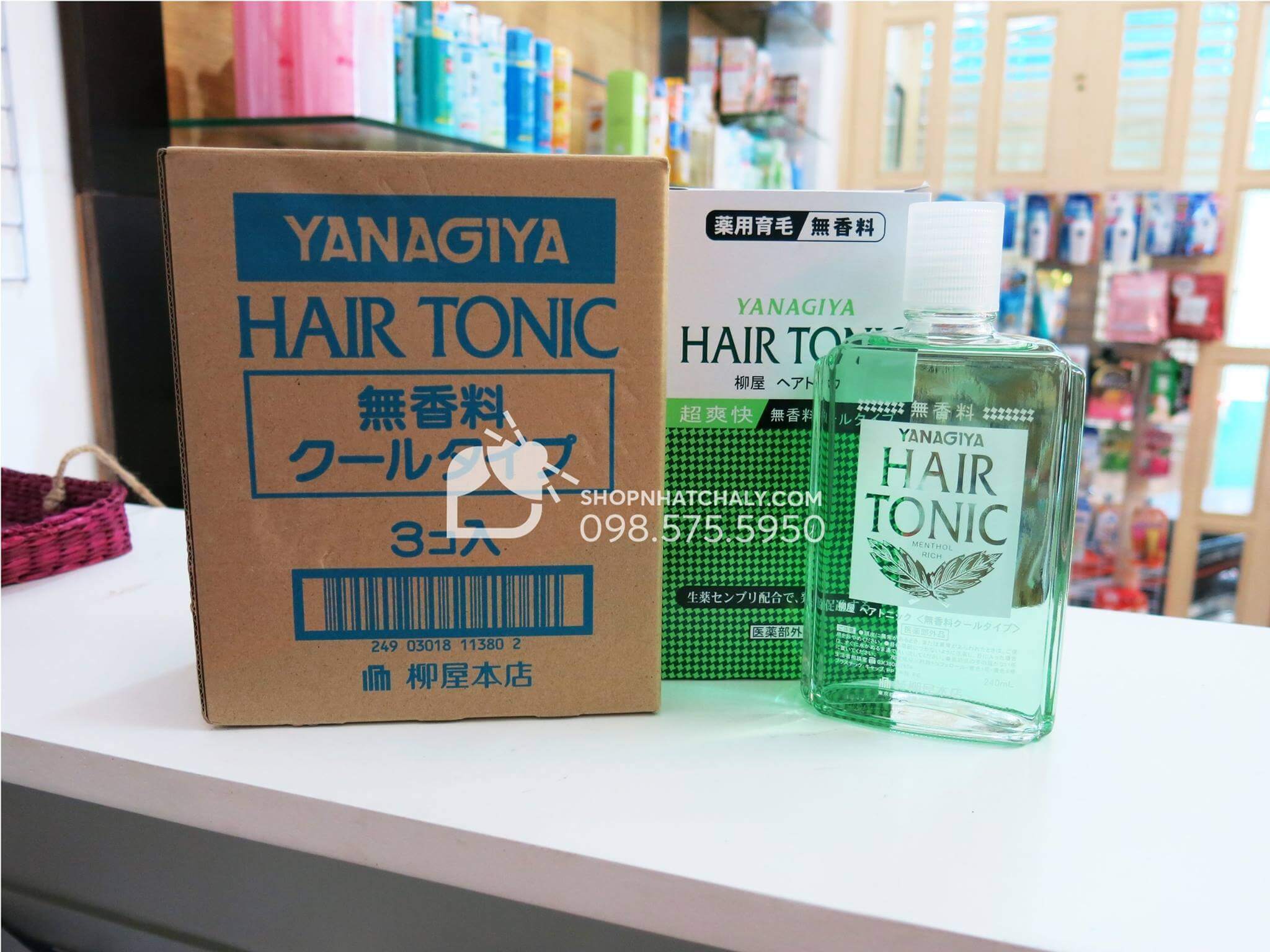 Thuốc mọc tóc Nhật Bản không hương liệu, cho da đầu nhạy cảm (xanh nhạt)