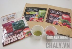 Cách giảm cân bằng sinh tố rau xanh giảm cân dạng bột Vege Fru Nhật vừa giúp kiểm soát cân nặng, vừa giúp đẹp da và dáng