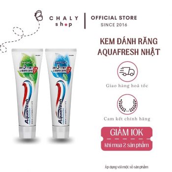Kem đánh răng chống sâu răng tụt lợi Aquafresh Triple Protection 140g Nhật Bản