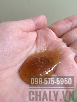Texture của gel nóng giảm béo bụng Sana Esteny ultra super hard Nhật