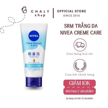Sữa rửa mặt dưỡng trắng Nivea Creme Care Nhật Bản