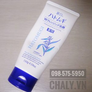 Sữa rửa mặt hatomugi review sheis