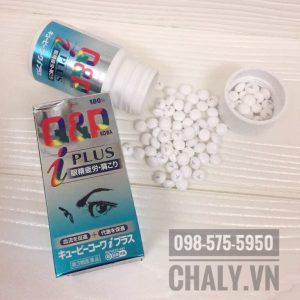 Thuốc bổ mắt Nhật Bản q&p kowa dạng viên nhỏ dễ uống, chứa đủ thành phần tốt cho mắt cận thị, mắt suy nhược