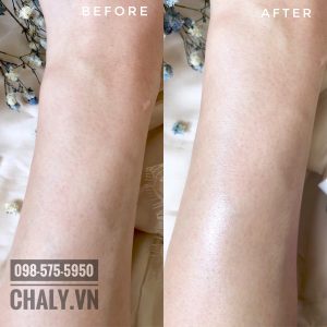 Xịt chống nắng Skin aqua sunscreen spray review: lỗ chân lông được che phủ sau khi dùng, da nhìn căng mướt và sáng mịn hơn hẳn