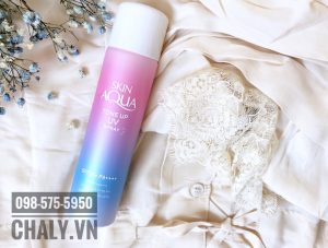 Mỗi chai kem chống nắng skin aqua mẫu mới dạng xịt có khối lượng 70g, dùng liên tục khoảng 2-3 tháng