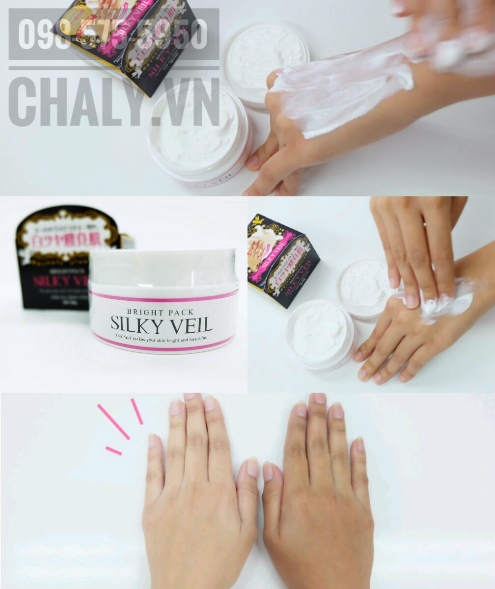 Kem Silky Veil cho hiệu quả makeup nâng tone tức thì hoàn toàn tự nhiên, không trắng "giả", trắng bệt