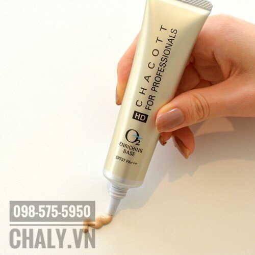 Kem lót siêu xịn Chacott for Professionals HD Enriching Base O2 Nhật Bản