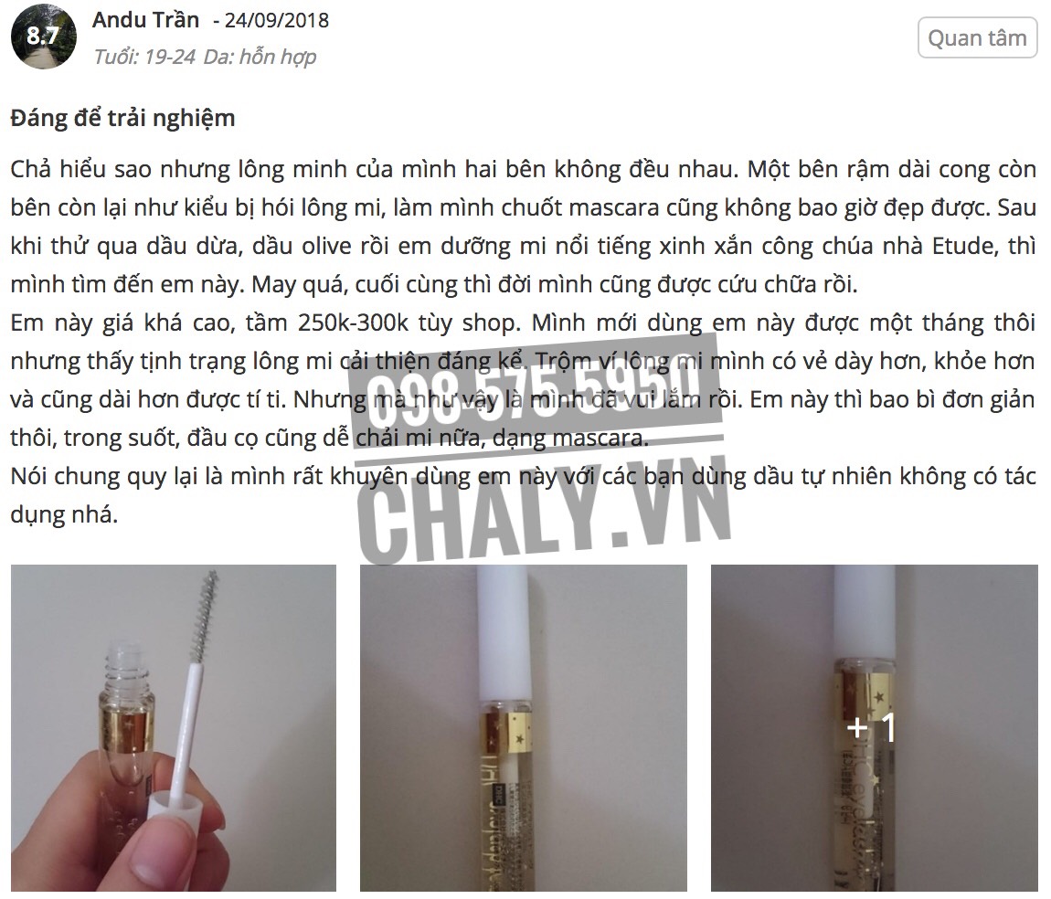 Serum duong mi DHC Eyelash Tonic chong rung lam dai mi nhat ban 10