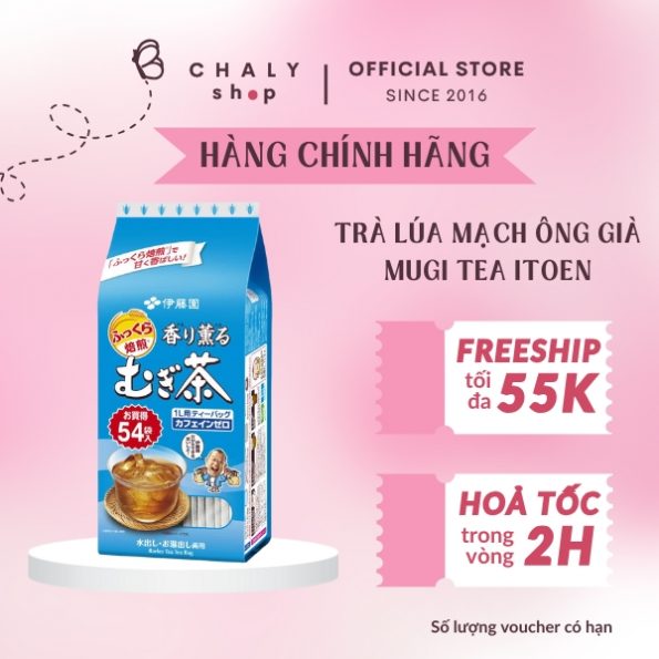 Trà lúa mạch Mugi Tea ông già Itoen