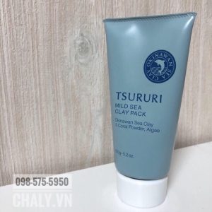 Là dòng mặt nạ rửa đất sét, bùn khoáng nổi tiếng tại Nhật, Tsururi mild sea clay pack chỉ tốn 3 phút để làm sạch bã nhờn, da chết, giúp trị mụn đầu đen và kiềm dầu cho da nhờn mụn hiệu quả