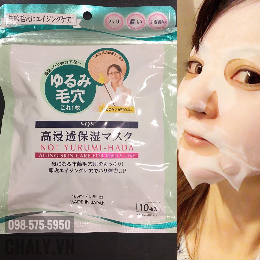 Một bạn gái Nhật review Mặt nạ se khít lỗ chân lông cho da nhờn SQS 