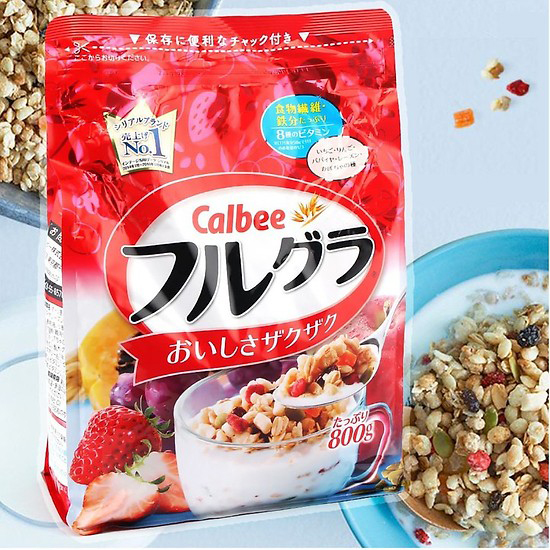 [Review] Ngũ Cốc Calbee 800g có tốt không? (updated 3/2022) | Shop Nhật Chaly