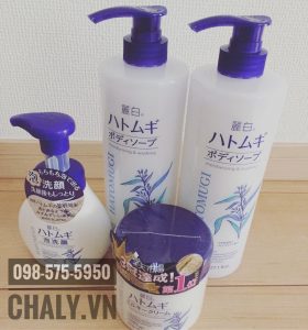 Sữa tắm Nhật Bản nội địa Reihaku hatomugi body soap 800ml rất đa năng, vừa dưỡng ẩm vừa dưỡng trắng, làm mờ sạm thâm, ngừa nám da. Sử dụng trong mùa hè rất hiệu quả