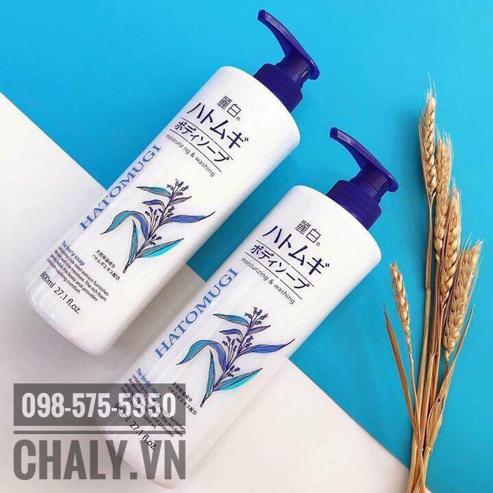 Sữa tắm ý dĩ dưỡng trắng da là sản phẩm cực hot, giá vừa phải với dung tích cả 800ml