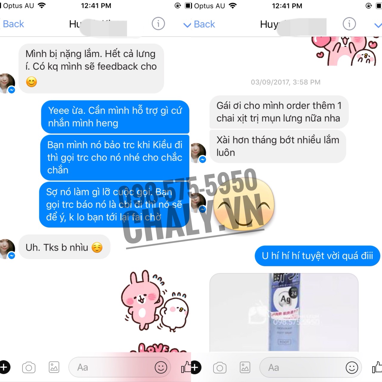 Review thuốc trị mụn lưng nhật bản dạng xịt for back mist từ bạn khách fb