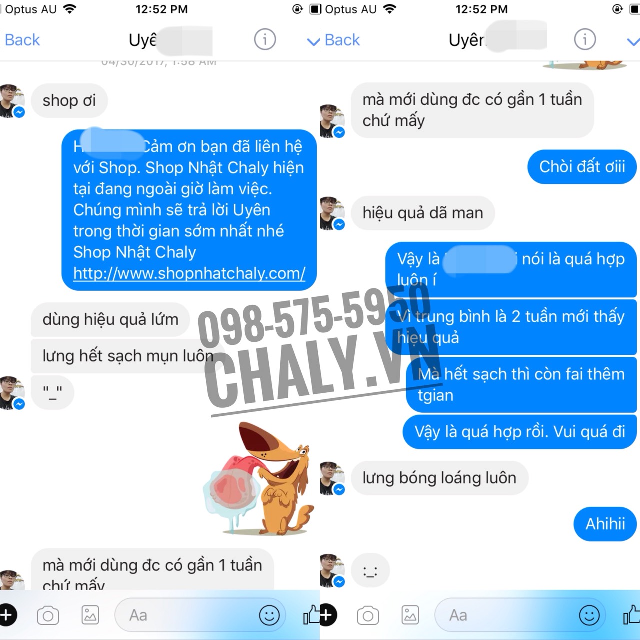 Review xà phòng for back hà nội từ bạn khách fb