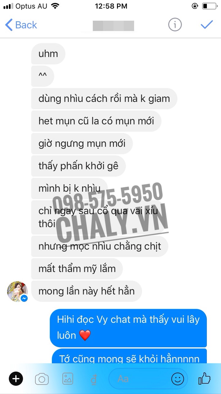 Review sữa tắm trị mụn lưng của nhật for back soap từ bạn Vy, khách fb của Chaly