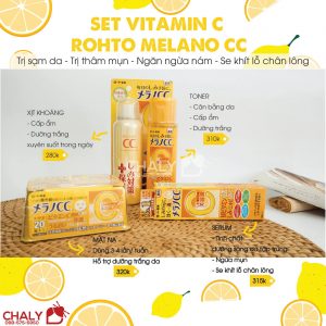 Melano CC là bộ dưỡng trắng da với thành phần vitamin C tốt nhất hiện nay tại Nhật