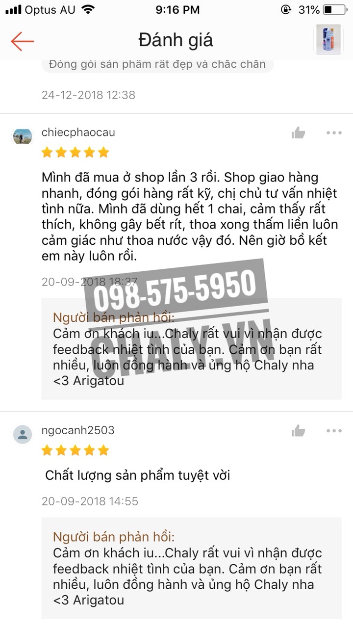 Kem chống nắng Nivea sun protect water gel spf 50 review thực bởi người dùng shopee mua hàng tại Shop Nhật Chaly