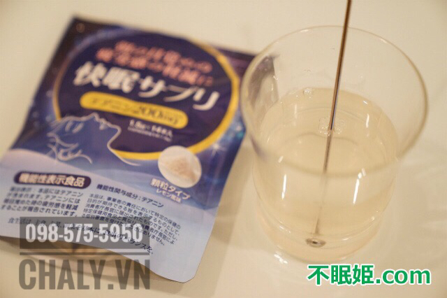 Thực phẩm chức năng chữa mất ngủ của Nhật dễ hoà tan vào nước, vị ngon
