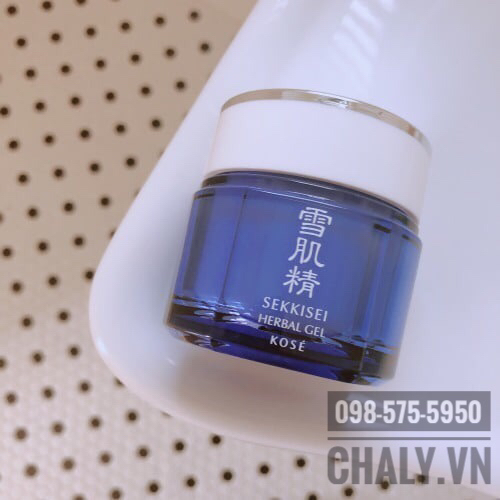 Từ khi biết em mặt nạ ngủ kiêm kem dưỡng trắng da đa năng Sekkisei Herbal Gel này thì mình thành fan của mỹ phẩm Kose Nhật Bản luông các chệ em ạ