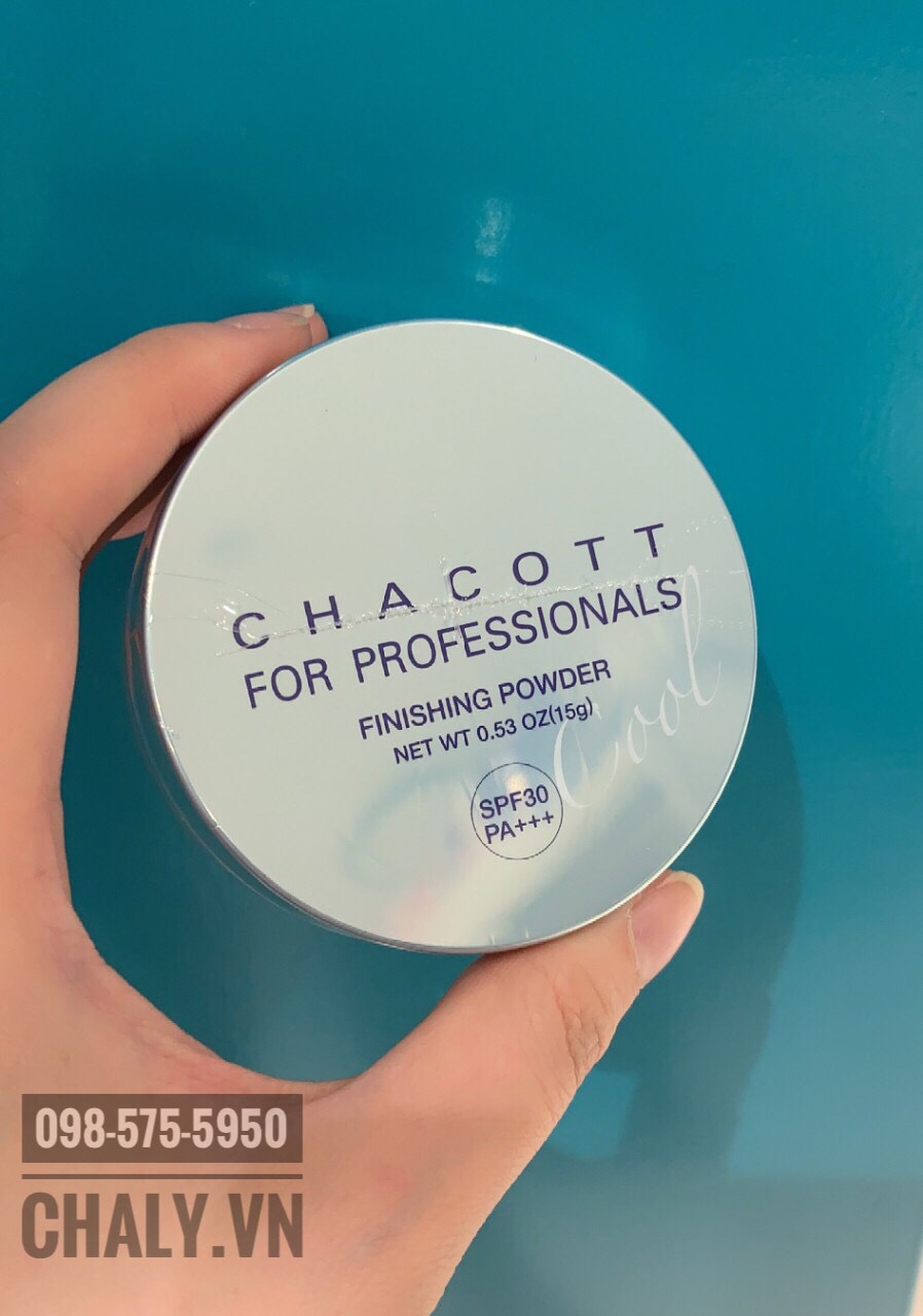 Phấn phủ kiềm dầu mùa hè Chacott 30g dùng tẹt được rất lâu, giá nhỉnh hơn tí nhưng lại có bông phấn đi kèm nên tính ra là rẻ