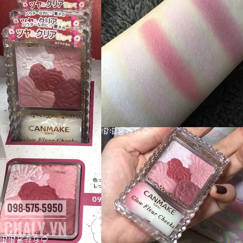 Phấn má hồng Canmake của Nhật màu 09 Burgundy hot nhất