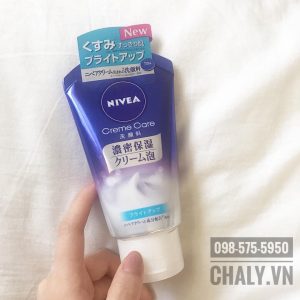 Nivea Creme Care whitening của Nhật vừa phải chăm sóc sáng sủa domain authority, rửa sạch vết mờ do bụi dơ và buồn chán nhớt, đôi khi rửa sạch domain authority bị tiêu diệt, cực kỳ nhẹ nhàng da
