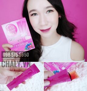 Thạch collagen c jelly của Nhật Bản được nhiều beauty blogger review khen ngợi, là sản phẩm cực hot tại Nhật