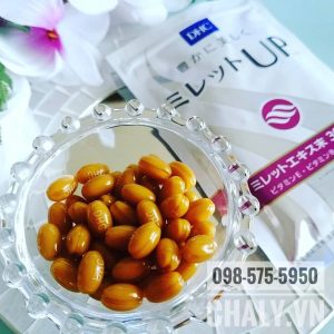 Thuốc uống mọc tóc hiệu quả DHC mọc tóc Millet Up là sản phẩm cải tiến mới, bổ sung thêm thành phần đẩy mạnh hơn hiệu quả mọc tóc nhanh